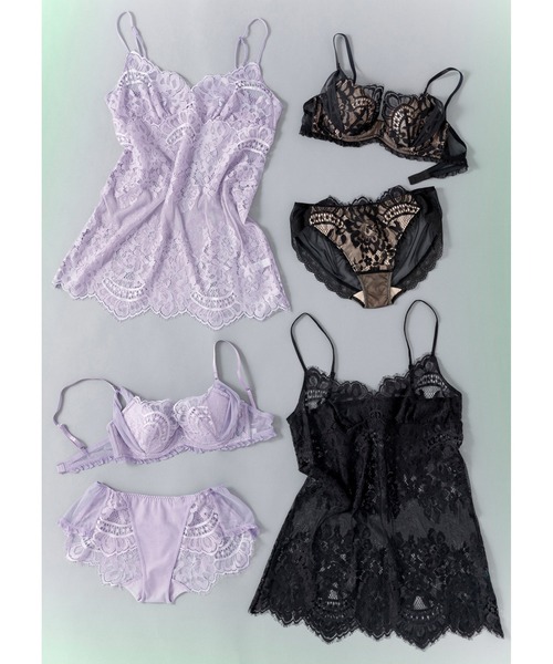 Chut! INTIMATES(シュットインティメイツ)の「シアーライトブラ ビキニショーツ (C356)(ショーツ・レディース・ライトグレー/パープル/ブラック・M/L)」の18枚目の写真