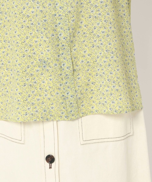 mysty woman（ミスティウーマン）の「ソフト花柄付け襟ブラウス 267555（シャツ/ブラウス・レディース・ブラック/イエロー/ライトベージュ・FREE）」の17枚目の写真