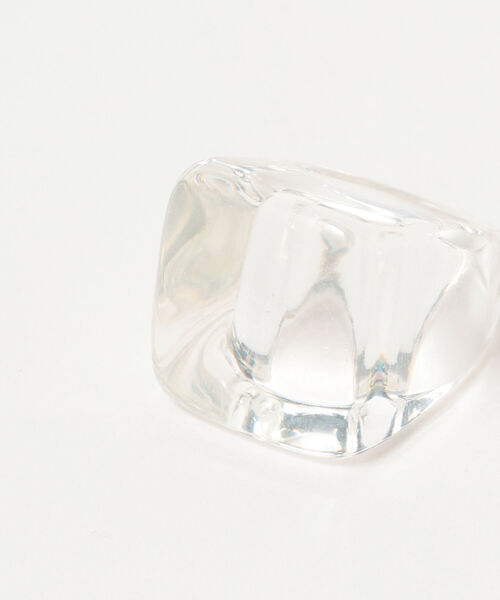 BEAMS BOY（ビームスボーイ）の「BEAMS BOY / クリア リング（リング・レディース・ホワイト/イエロー/オレンジ/グリーン/ホワイト系その他2/ライトブルー・ONE SIZE）」の12枚目の写真