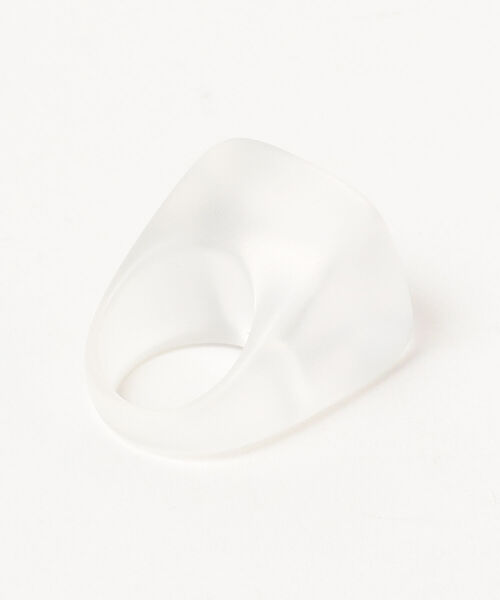 BEAMS BOY（ビームスボーイ）の「BEAMS BOY / クリア リング（リング・レディース・ホワイト/イエロー/オレンジ/グリーン/ホワイト系その他2/ライトブルー・ONE SIZE）」の14枚目の写真