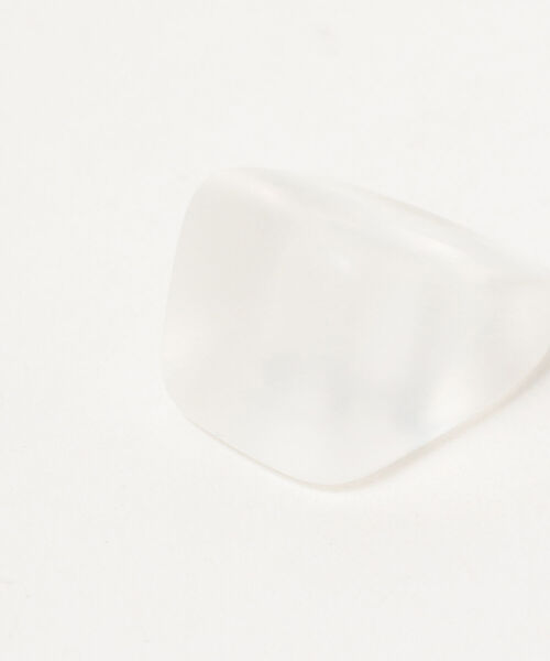 BEAMS BOY（ビームスボーイ）の「BEAMS BOY / クリア リング（リング・レディース・ホワイト/イエロー/オレンジ/グリーン/ホワイト系その他2/ライトブルー・ONE SIZE）」の15枚目の写真