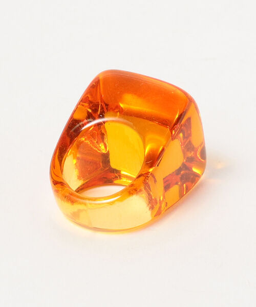 BEAMS BOY（ビームスボーイ）の「BEAMS BOY / クリア リング（リング・レディース・ホワイト/イエロー/オレンジ/グリーン/ホワイト系その他2/ライトブルー・ONE SIZE）」の17枚目の写真