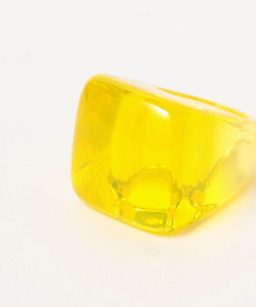 BEAMS BOY（ビームスボーイ）の「BEAMS BOY / クリア リング（リング・レディース・ホワイト/イエロー/オレンジ/グリーン/ホワイト系その他2/ライトブルー・ONE SIZE）」の21枚目の写真