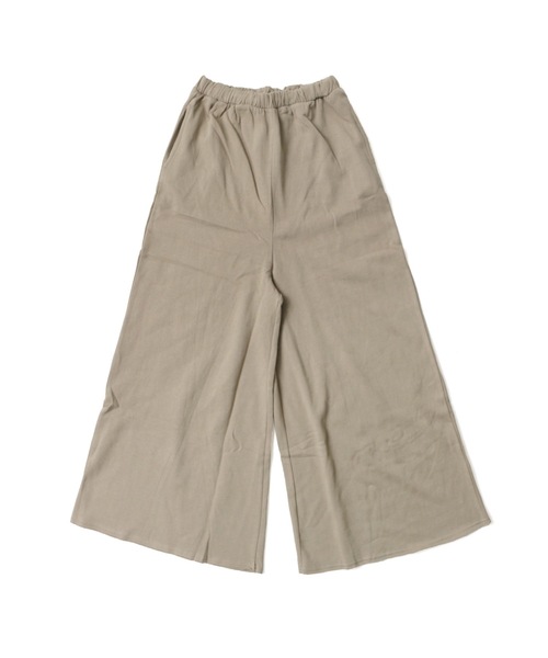 Fashion Letter(ファッションレター)の「裏起毛ゆったりロング丈ワイドパンツ(スウェットパンツ・レディース・ブラック/ライトカーキ/杢グレー・M~L/4L~5L/LL~3L)」の20枚目の写真