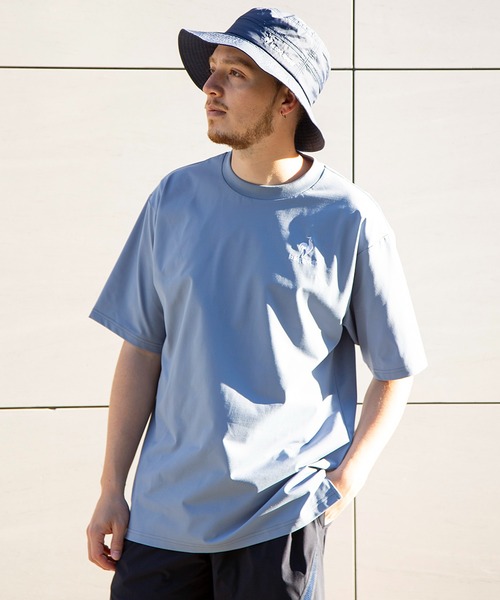 le coq sportif（ルコックスポルティフ）の「スポーツ メンズ ルコックスポルティフ メンズ ヘランカ半袖シャツ tシャツ トレーニング トレーニングウェア スポーツウェア（Tシャツ/カットソー・メンズ・ブラック/ホワイト/グレイッシュブルー/ネイビー/オレンジ系その他・XL/M/S/L）」の4枚目の写真