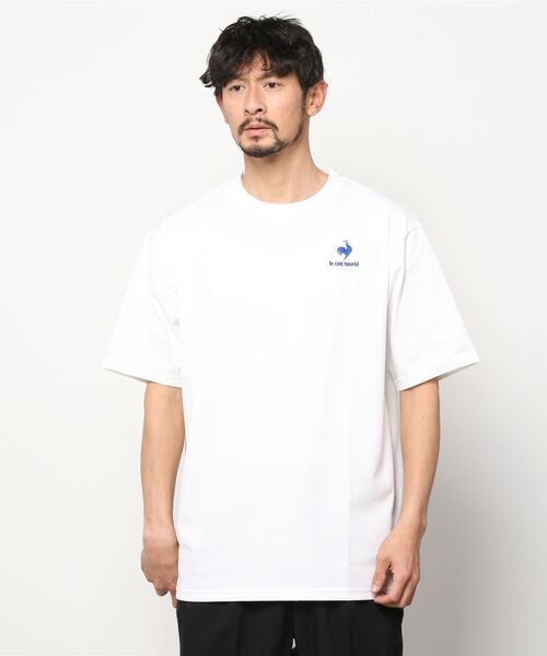 le coq sportif（ルコックスポルティフ）の「スポーツ メンズ ルコックスポルティフ メンズ ヘランカ半袖シャツ tシャツ トレーニング トレーニングウェア スポーツウェア（Tシャツ/カットソー・メンズ・ブラック/ホワイト/グレイッシュブルー/ネイビー/オレンジ系その他・XL/M/S/L）」の12枚目の写真