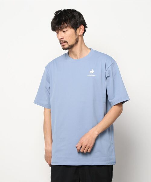 le coq sportif（ルコックスポルティフ）の「スポーツ メンズ ルコックスポルティフ メンズ ヘランカ半袖シャツ tシャツ トレーニング トレーニングウェア スポーツウェア（Tシャツ/カットソー・メンズ・ブラック/ホワイト/グレイッシュブルー/ネイビー/オレンジ系その他・XL/M/S/L）」の22枚目の写真