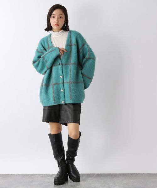 JEANASIS（ジーナシス）の「ヴィーガンレザーフロントキリカエショートパンツ/269130（その他パンツ・レディース・ブラック/オフホワイト・SMALL/MEDIUM）」の7枚目の写真