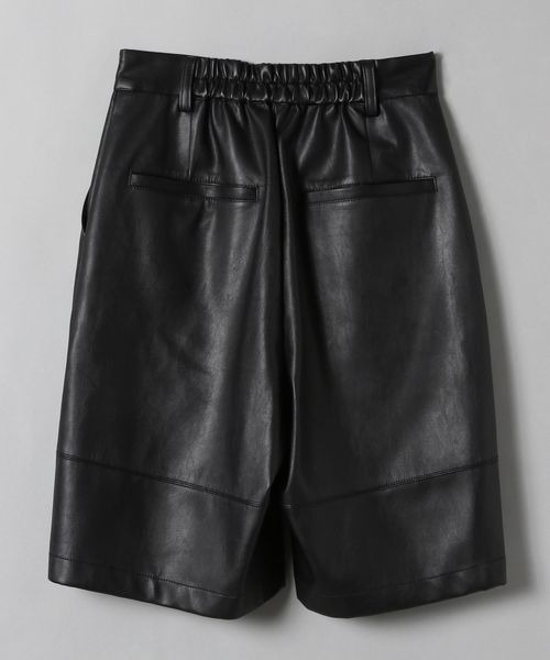 JEANASIS（ジーナシス）の「ヴィーガンレザーフロントキリカエショートパンツ/269130（その他パンツ・レディース・ブラック/オフホワイト・SMALL/MEDIUM）」の8枚目の写真