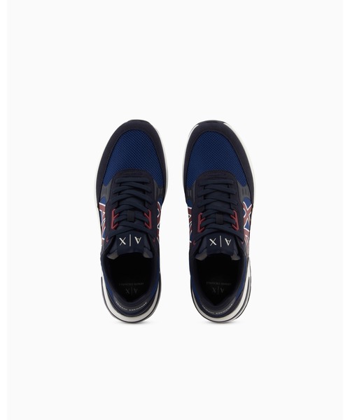 ARMANI EXCHANGE（アルマーニエクスチェンジ）の「【A|X アルマーニ エクスチェンジ】AXロゴ　レースアップスニーカー（スニーカー・メンズ・ホワイト/ブルー系その他/マルチ/グレー系その他/オレンジ系その他/ホワイト系その他/ブラック/ブルー系その他2/ブラウン/オレンジ/その他1/ライトグレー/ライトイエロー/ダークブルー/チャコールグレー×ブラック・7/9.5/8/6/6.5/10/9/8.5/7.5/5.5/5）」の20枚目の写真