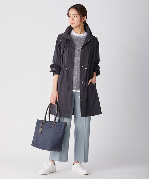 J.PRESS(ジェイプレス)の「【洗える】T/Rシャークスキン セミワイド パンツ(その他パンツ・レディース・ライトグレー系/ピンク系/ダルブルー系・T13/T15/T17)」の14枚目の写真