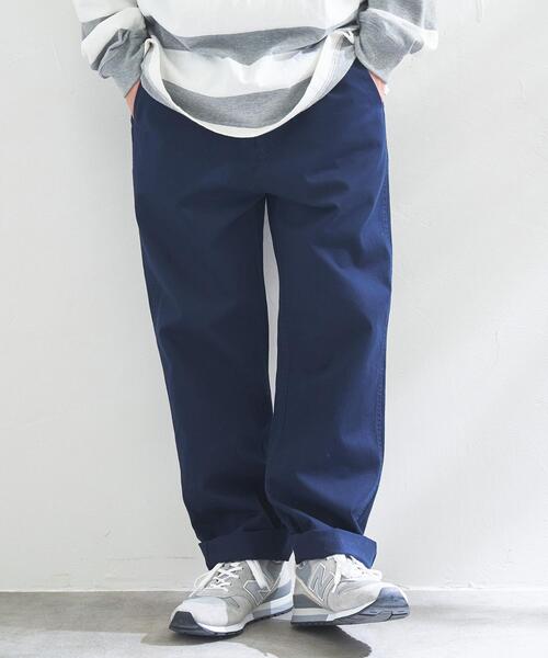 coen(コーエン)の「ウォッシュチノパンツ(チノパンツ・メンズ・ネイビー/オリーブ/ベージュ・LARGE/MEDIUM/X-LARGE/SMALL)」の3枚目の写真