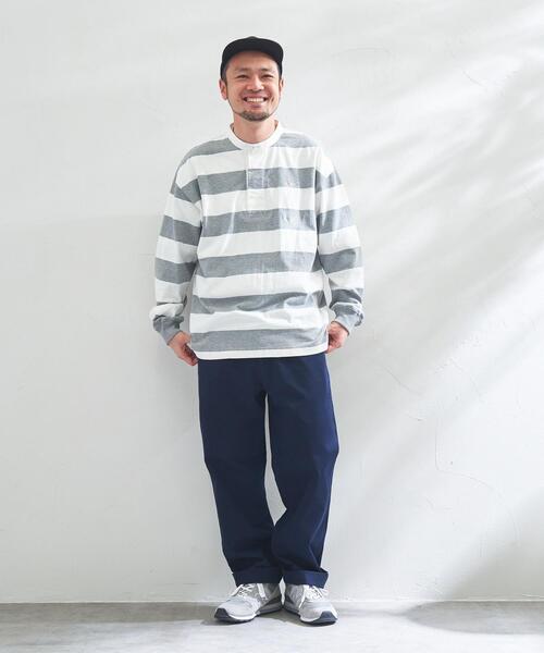 coen(コーエン)の「ウォッシュチノパンツ(チノパンツ・メンズ・ネイビー/オリーブ/ベージュ・LARGE/MEDIUM/X-LARGE/SMALL)」の4枚目の写真