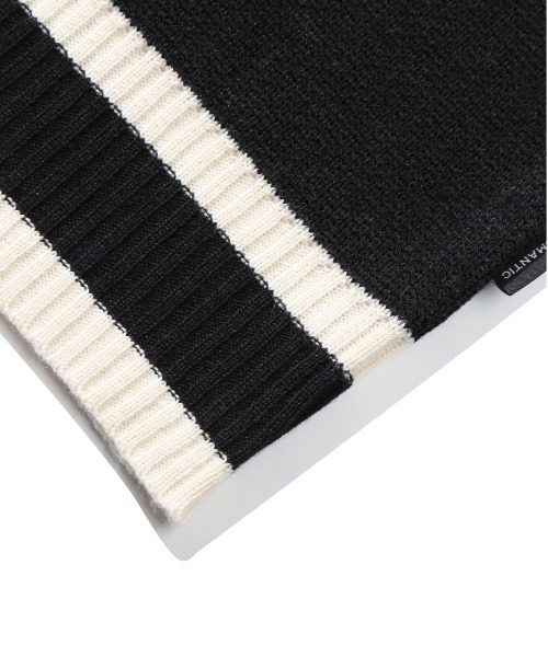 ROMANTIC CROWN（ロマンティッククラウン）の「【ROMANTIC CROWN】WIDE KNIT VEST / ロマンティッククラウン  プレッピー ワイド ニット ベスト（ベスト・メンズ・ライトグレー/ブラック・SMALL/MEDIUM/LARGE）」の19枚目の写真