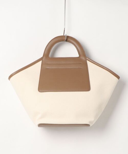 Te chichi（テチチ）の「キャンバスTOTE（ポーチ付き）（トートバッグ・レディース・ブラック/モカ・ﾌﾘ-）」の2枚目の写真