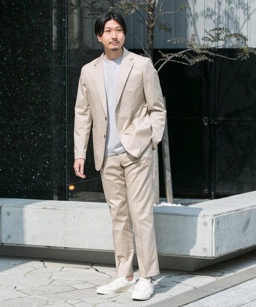 URBAN RESEARCH DOORS（アーバンリサーチドアーズ）の「『抗菌/防臭』LIFE STYLE TAILOR　シルケットポンチストレッチTシャツ（Tシャツ/カットソー・メンズ・ホワイト系その他/ホワイト/グレー系その他・MEDIUM/LARGE）」の10枚目の写真