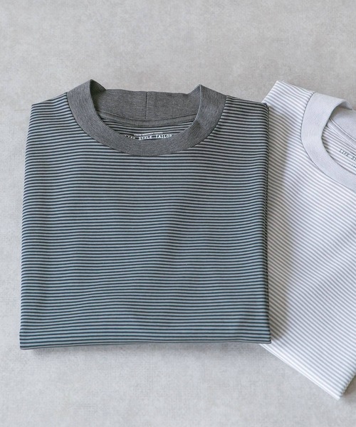 URBAN RESEARCH DOORS（アーバンリサーチドアーズ）の「『抗菌/防臭』LIFE STYLE TAILOR　シルケットポンチストレッチTシャツ（Tシャツ/カットソー・メンズ・ホワイト系その他/ホワイト/グレー系その他・MEDIUM/LARGE）」の18枚目の写真