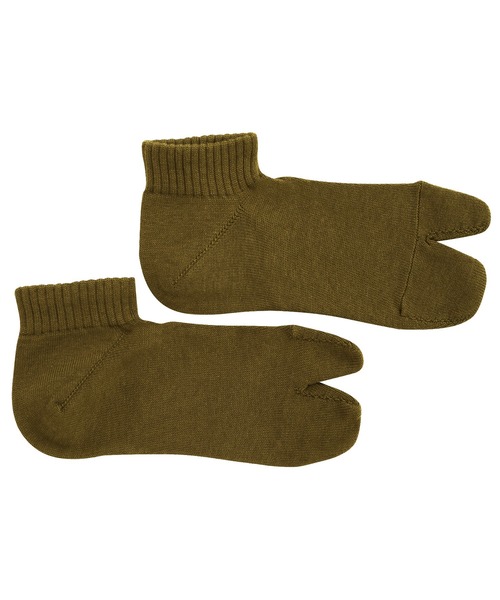 rasox（ラソックス）の「rasox（ラソックス）／　エコフィール・タビ（ソックス/靴下・レディース・カーキ/ホワイト/杢グレー/ブラック・SMALL/MEDIUM/LARGE）」の4枚目の写真