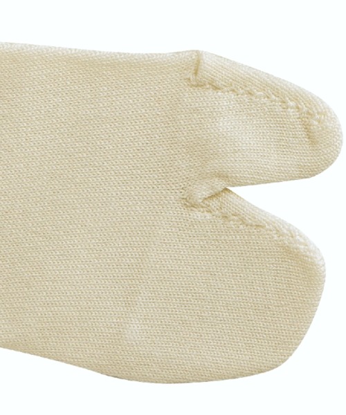 rasox（ラソックス）の「rasox（ラソックス）／　エコフィール・タビ（ソックス/靴下・レディース・カーキ/ホワイト/杢グレー/ブラック・SMALL/MEDIUM/LARGE）」の8枚目の写真