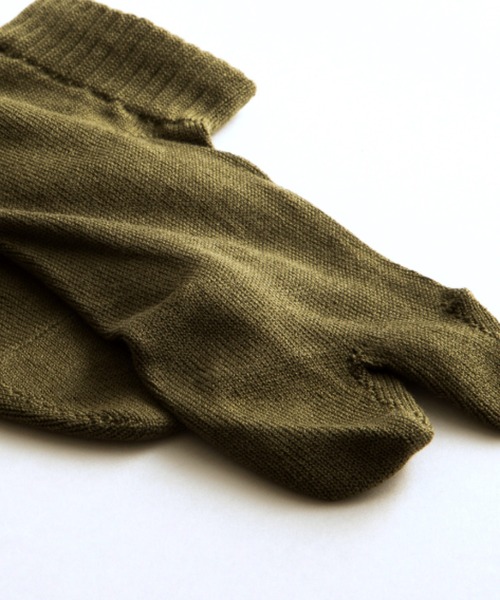 rasox（ラソックス）の「rasox（ラソックス）／　エコフィール・タビ（ソックス/靴下・レディース・カーキ/ホワイト/杢グレー/ブラック・SMALL/MEDIUM/LARGE）」の7枚目の写真