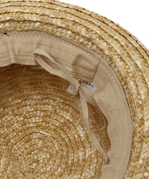 WEGO（ウィゴー）の「WEGO/ストローボーラーハット（ハット・レディース・パープル/ピンク/ブラック・FREE）」の6枚目の写真