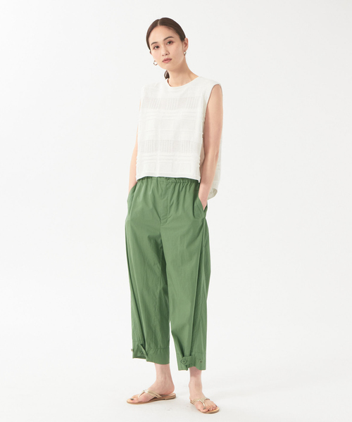 qualite（カリテ）の「《2way》ダンプイージーワイドパンツ（カーゴパンツ・レディース・ネイビー/グリーン/ブラック/ダークブラウン・38/36）」の5枚目の写真