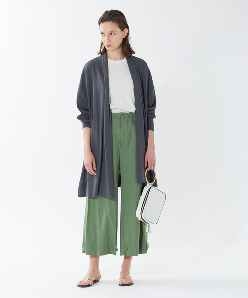 qualite（カリテ）の「《2way》ダンプイージーワイドパンツ（カーゴパンツ・レディース・ネイビー/グリーン/ブラック/ダークブラウン・38/36）」の9枚目の写真