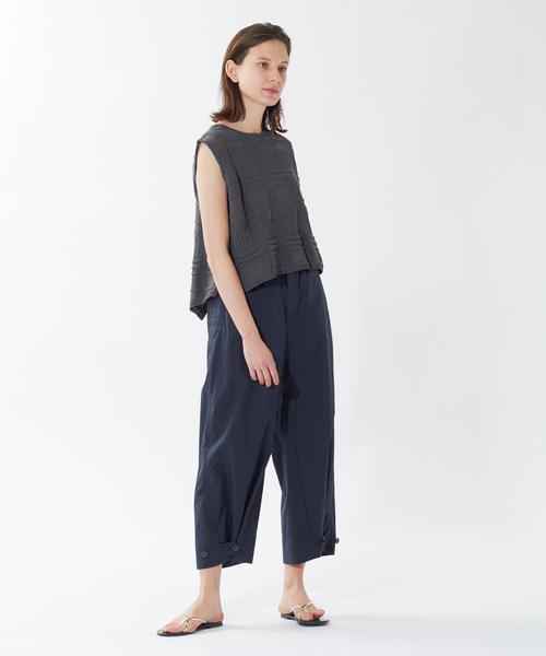 qualite（カリテ）の「《2way》ダンプイージーワイドパンツ（カーゴパンツ・レディース・ネイビー/グリーン/ブラック/ダークブラウン・38/36）」の10枚目の写真