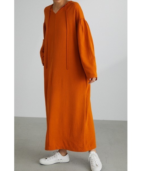 STYLEMIXER(スタイルミキサー)の「2WAYギャザースリーブワンピース(ワンピース・レディース・ネイビー/オレンジ/グリーン・SMALL/MEDIUM)」の3枚目の写真