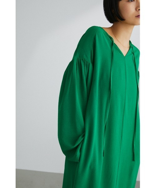 STYLEMIXER(スタイルミキサー)の「2WAYギャザースリーブワンピース(ワンピース・レディース・ネイビー/オレンジ/グリーン・SMALL/MEDIUM)」の10枚目の写真