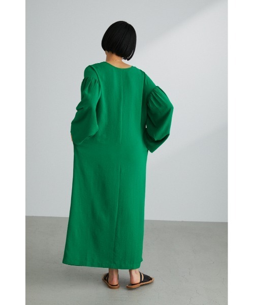 STYLEMIXER(スタイルミキサー)の「2WAYギャザースリーブワンピース(ワンピース・レディース・ネイビー/オレンジ/グリーン・SMALL/MEDIUM)」の13枚目の写真