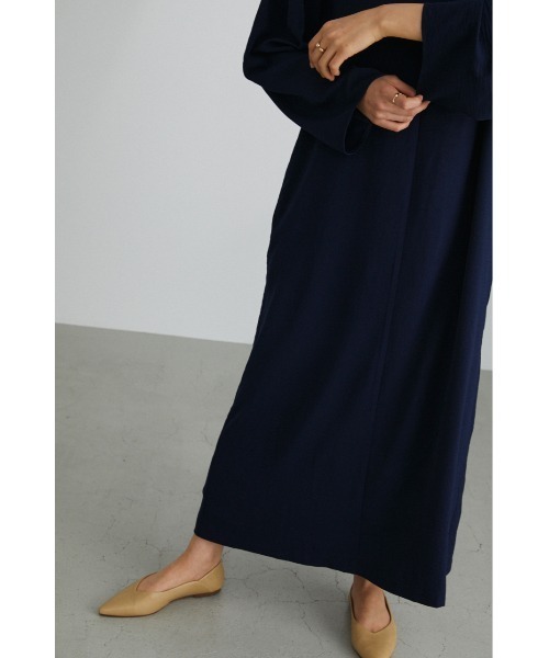 STYLEMIXER(スタイルミキサー)の「2WAYギャザースリーブワンピース(ワンピース・レディース・ネイビー/オレンジ/グリーン・SMALL/MEDIUM)」の11枚目の写真