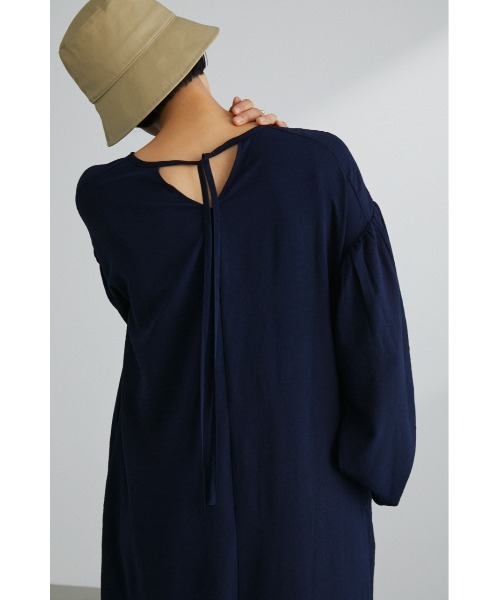 STYLEMIXER(スタイルミキサー)の「2WAYギャザースリーブワンピース(ワンピース・レディース・ネイビー/オレンジ/グリーン・SMALL/MEDIUM)」の14枚目の写真