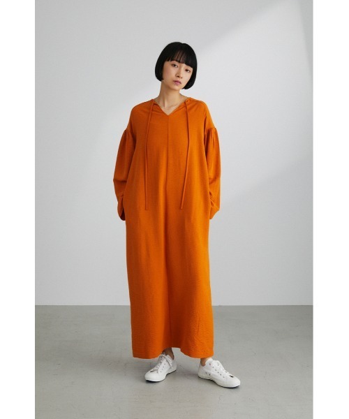 STYLEMIXER(スタイルミキサー)の「2WAYギャザースリーブワンピース(ワンピース・レディース・ネイビー/オレンジ/グリーン・SMALL/MEDIUM)」の17枚目の写真