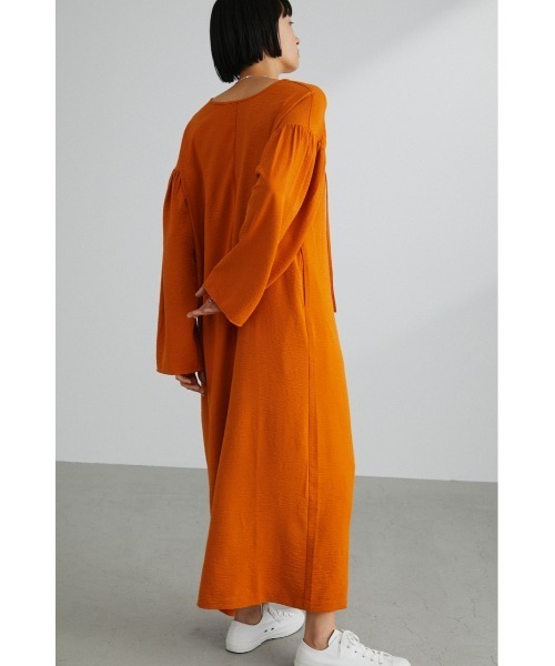 STYLEMIXER(スタイルミキサー)の「2WAYギャザースリーブワンピース(ワンピース・レディース・ネイビー/オレンジ/グリーン・SMALL/MEDIUM)」の15枚目の写真