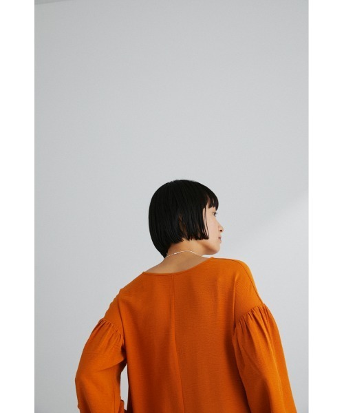 STYLEMIXER(スタイルミキサー)の「2WAYギャザースリーブワンピース(ワンピース・レディース・ネイビー/オレンジ/グリーン・SMALL/MEDIUM)」の21枚目の写真