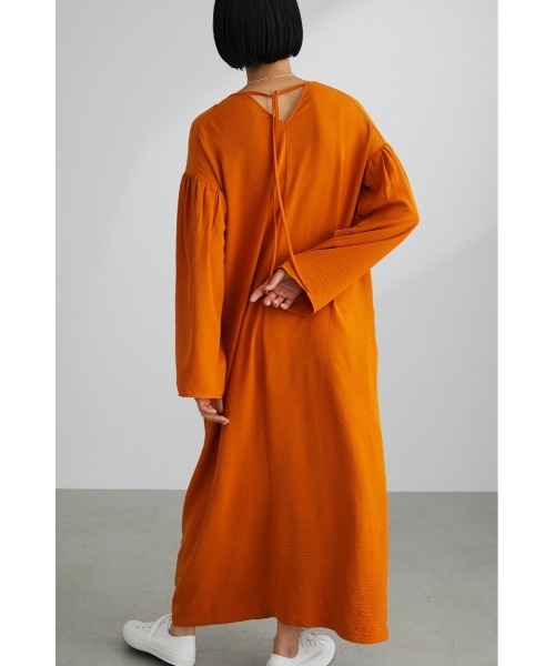 STYLEMIXER(スタイルミキサー)の「2WAYギャザースリーブワンピース(ワンピース・レディース・ネイビー/オレンジ/グリーン・SMALL/MEDIUM)」の18枚目の写真