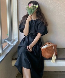 LAUIR（ラウアー）の「フロントボタンバックオープンワンピース（ワンピース・レディース）」
