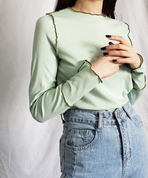 me トップス Kit Poplin Tie Top in Black/White Stripe | SIMONMILLER