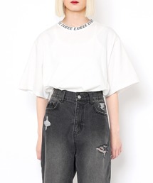 EXIEEE | ネックロゴプリントＴ(Tシャツ/カットソー)