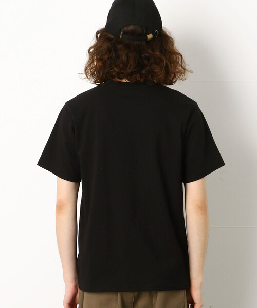 Purple&Yellow(パープルアンドイエロー)の「メッセージプリント&ポケット半袖Tシャツ(Tシャツ/カットソー・メンズ・ブラック/パープル/ホワイト/イエロー・X-SMALL/LARGE/SMALL/MEDIUM/X-LARGE)」の13枚目の写真