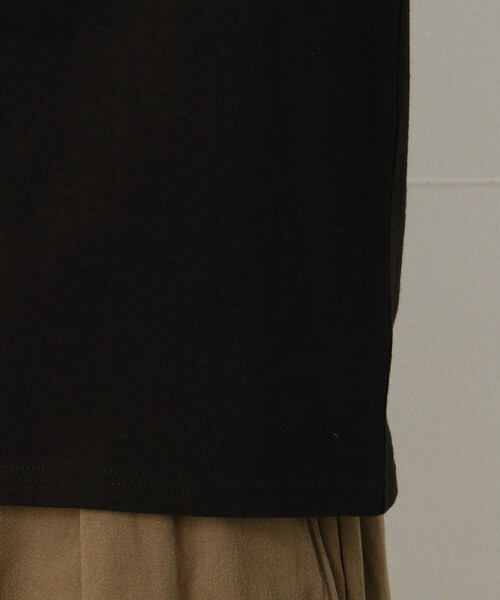 Purple&Yellow(パープルアンドイエロー)の「メッセージプリント&ポケット半袖Tシャツ(Tシャツ/カットソー・メンズ・ブラック/パープル/ホワイト/イエロー・X-SMALL/LARGE/SMALL/MEDIUM/X-LARGE)」の9枚目の写真