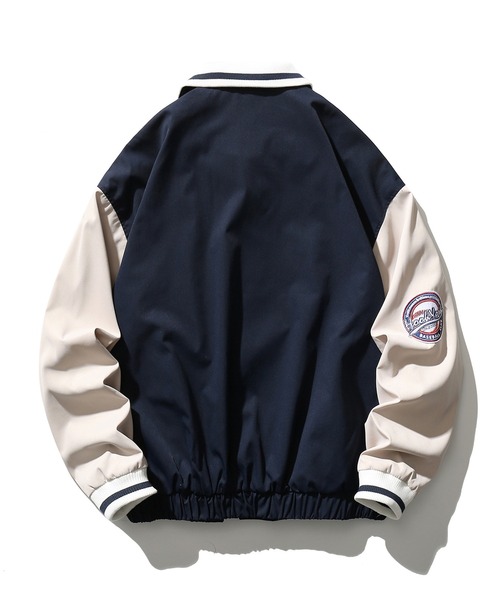 BEAUTY&YOUTH レザーコーチジャケット　カスタム　ワッペン付き　美品 BEAUTY&YOUTH UNITED ARROWS レザー コーチ ジャケット 4