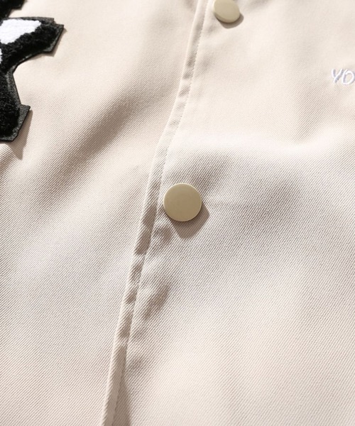 HOOK（フック）の「HOOK -original- アメカジワッペン付きコーチジャケット（カバーオール・メンズ・ベージュ/ネイビー/イエロー・M/L/XL）」の14枚目の写真