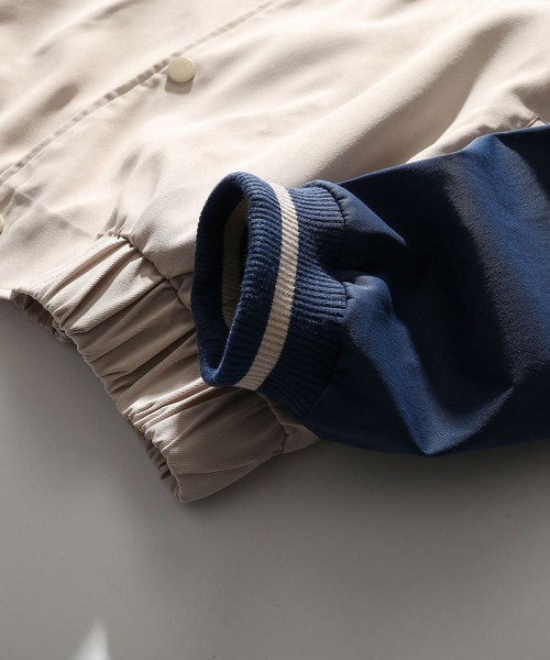 HOOK（フック）の「HOOK -original- アメカジワッペン付きコーチジャケット（カバーオール・メンズ・ベージュ/ネイビー/イエロー・M/L/XL）」の17枚目の写真