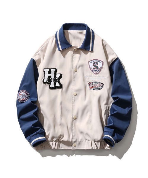 N.HOOLYWOOD コーチジャケット　サガラワッペン付き セール】HOOK -original- アメカジワッペン付きコーチジャケット