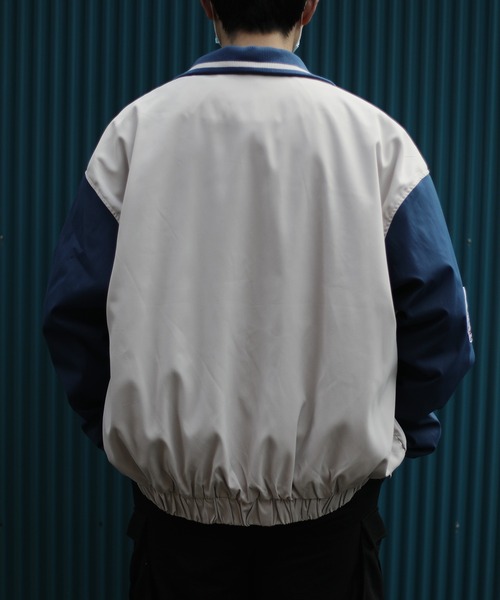 HOOK（フック）の「HOOK -original- アメカジワッペン付きコーチジャケット（カバーオール・メンズ・ベージュ/ネイビー/イエロー・M/L/XL）」の22枚目の写真