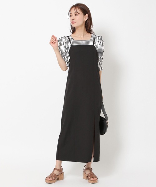 mysty woman(ミスティウーマン)の「パワショル2WAYテレコプルオーバー 283364(Tシャツ/カットソー・レディース・オフホワイト/オレンジ/ホワイト系/ブラック系/ブラック・FREE)」の14枚目の写真