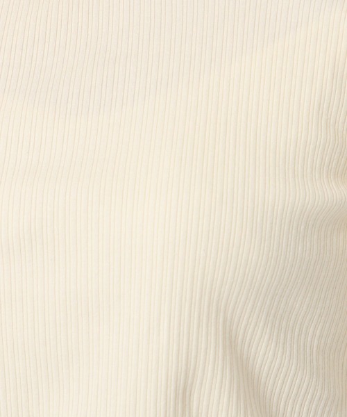 mysty woman(ミスティウーマン)の「パワショル2WAYテレコプルオーバー 283364(Tシャツ/カットソー・レディース・オフホワイト/オレンジ/ホワイト系/ブラック系/ブラック・FREE)」の21枚目の写真