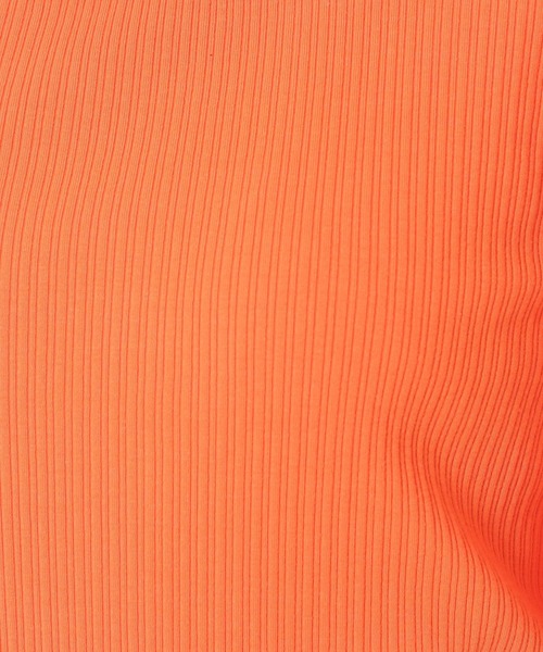 mysty woman(ミスティウーマン)の「パワショル2WAYテレコプルオーバー 283364(Tシャツ/カットソー・レディース・オフホワイト/オレンジ/ホワイト系/ブラック系/ブラック・FREE)」の17枚目の写真